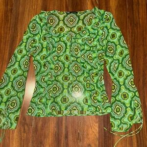 Zara Geometric Pattern Blouse